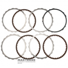 Set of steel and friction discs B08 Brake Mercedes-Benz 725.0 - 3 friction discs (total thickness of the set 16 mm)
