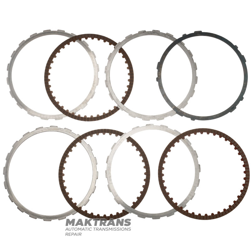 Set of steel and friction discs B08 Brake Mercedes-Benz 725.0 - 3 friction discs (total thickness of the set 16 mm)