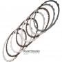 Set of steel and friction discs B08 Brake Mercedes-Benz 725.0 - 3 friction discs (total thickness of the set 16 mm)