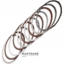 Set of steel and friction discs B06 Brake Mercedes-Benz 725.0 - 4 friction discs (total thickness of the set 17.80 mm)