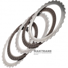 Set of steel and friction discs for ZF 8HP hydraulic transmission - 2 friction discs (total thickness of the set 13.80 mm)