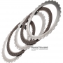 Set of steel and friction discs for ZF 8HP hydraulic transmission - 2 friction discs (total thickness of the set 13.80 mm)