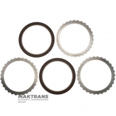 Set of steel and friction discs for ZF 8HP hydraulic transmission - 2 friction discs (total thickness of the set 13.80 mm)