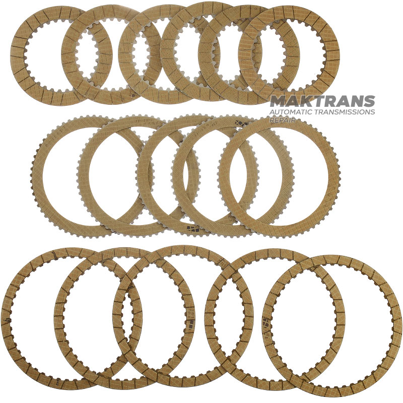 Set of friction discs VAG 0DD/DQ400