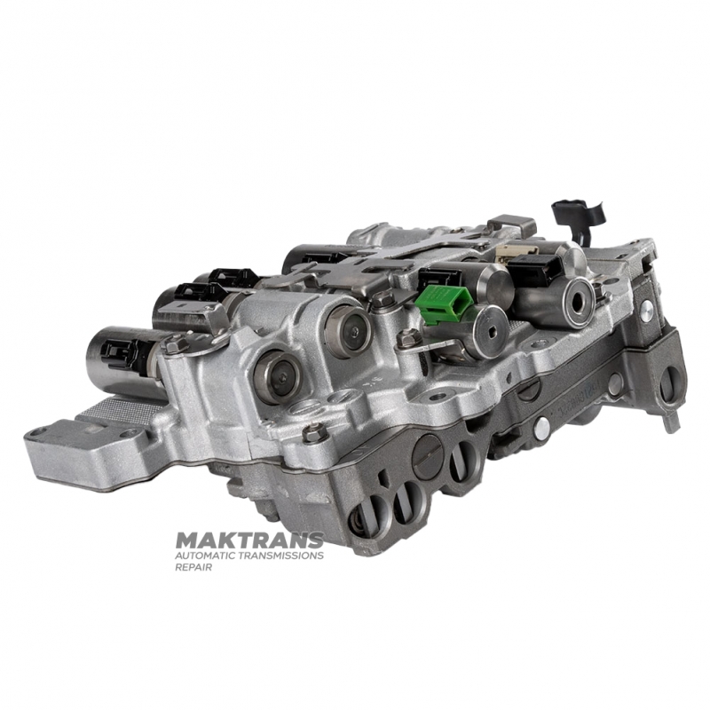Valve body complete with solenoids (removed from new transmissions) TF-80SC Gen2 GM (Opel & Saab) / PSA (Citroën & Peugeot) — 733054, 55577385, 9807295280, 2570.J4