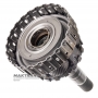 Rear Planetary Gear No.4, Output Shaft, Drum D Clutch (Empty, No Discs) ZF 8HP45 4WD - Overall Height 260mm, 43 Splines, 4 Pinions (37 Teeth on Pinions)