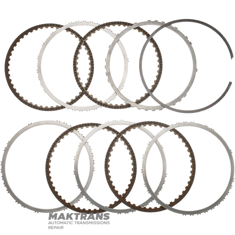 Central Caliper, B1 Brake Drum AISIN WARNER AWF8G30 - Removed from New Transmissions - 53 Teeth Helical Gear, B1 Brake Drum (4 Friction Discs)