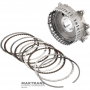 Central Caliper, B1 Brake Drum AISIN WARNER AWF8G30 - Removed from New Transmissions - 53 Teeth Helical Gear, B1 Brake Drum (4 Friction Discs)