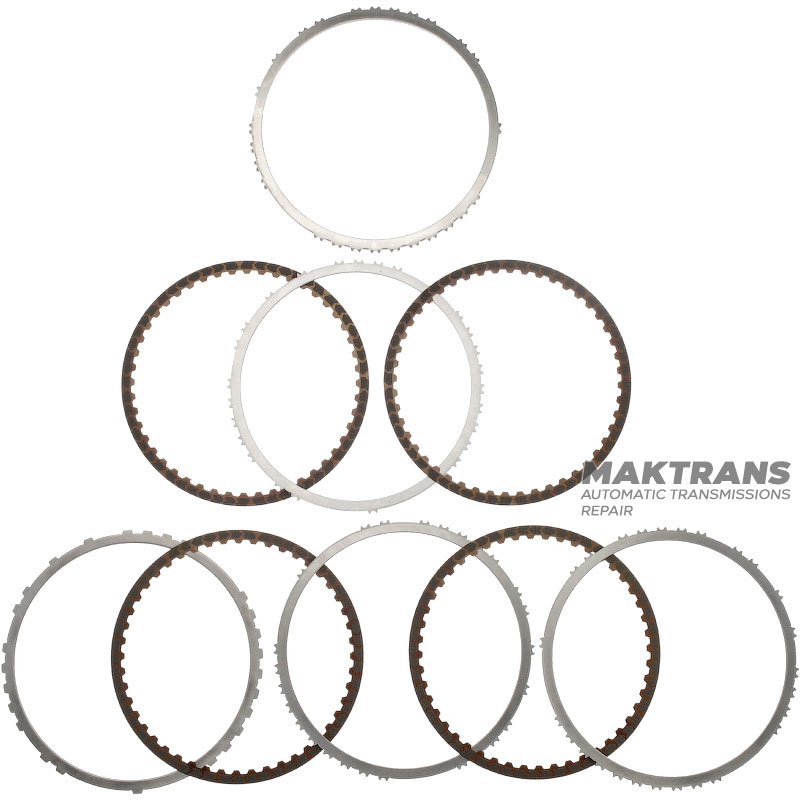 Set of steel and friction discs B1 Brake AISIN WARNER AWF8G30, TOYOTA / LEXUS UB80E, UB80F, VAG AQ300 (09S) - 4 friction discs (total thickness of the set 19 mm)