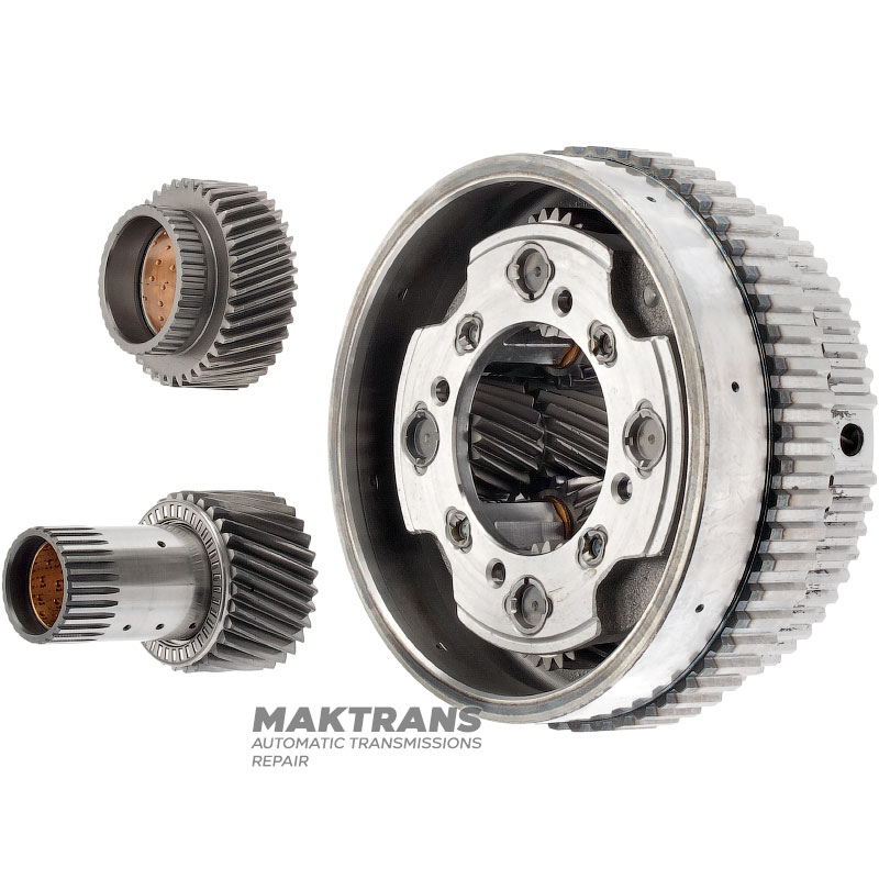 Rear planetary gear AISIN WARNER AWF8G30, TOYOTA / LEXUS UB80E, UB80F, VAG AQ300 (09S) - without ring gear, front sun gear (37 splines, outer Ø 39.60 mm)