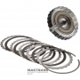 C2 Clutch Drum (from new transmissions) AISIN WARNER AWF8G30, VAG A1300 (09S) - total height 123 mm, 4 friction discs, without bearings