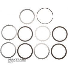 C2 Clutch Drum (from new transmissions) AISIN WARNER AWF8G30, VAG A1300 (09S) - total height 123 mm, 4 friction discs, without bearings