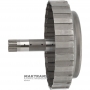 C2 Clutch Drum (from new transmissions) AISIN WARNER AWF8G30, VAG A1300 (09S) - total height 123 mm, 4 friction discs, without bearings