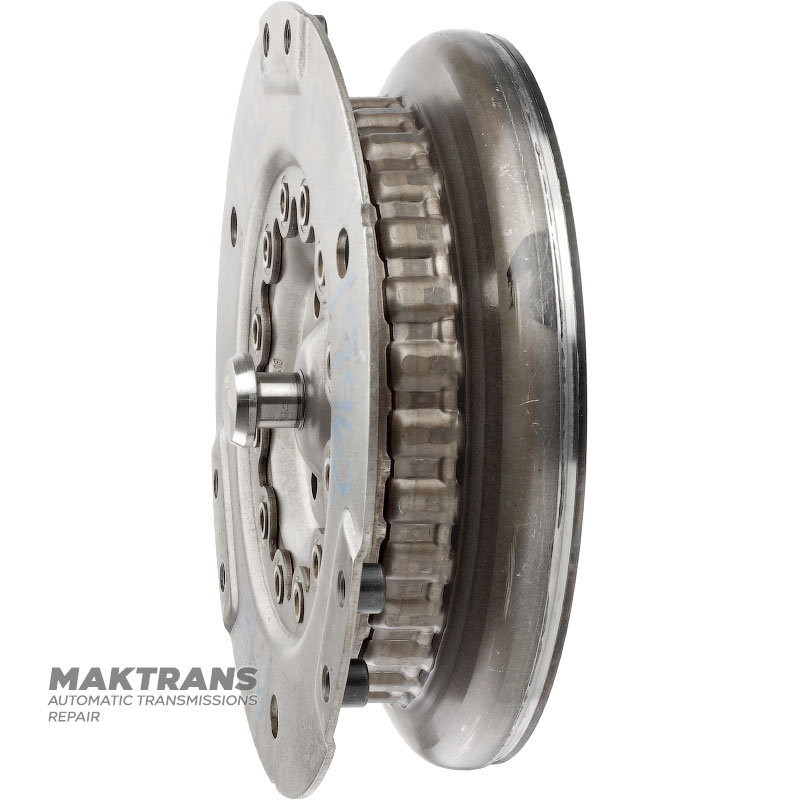 Front cover of torque converter ZF 8HP70 — 1087322420 (outer pilot 33.95 mm, height 35 mm), marking of torque converter 000418