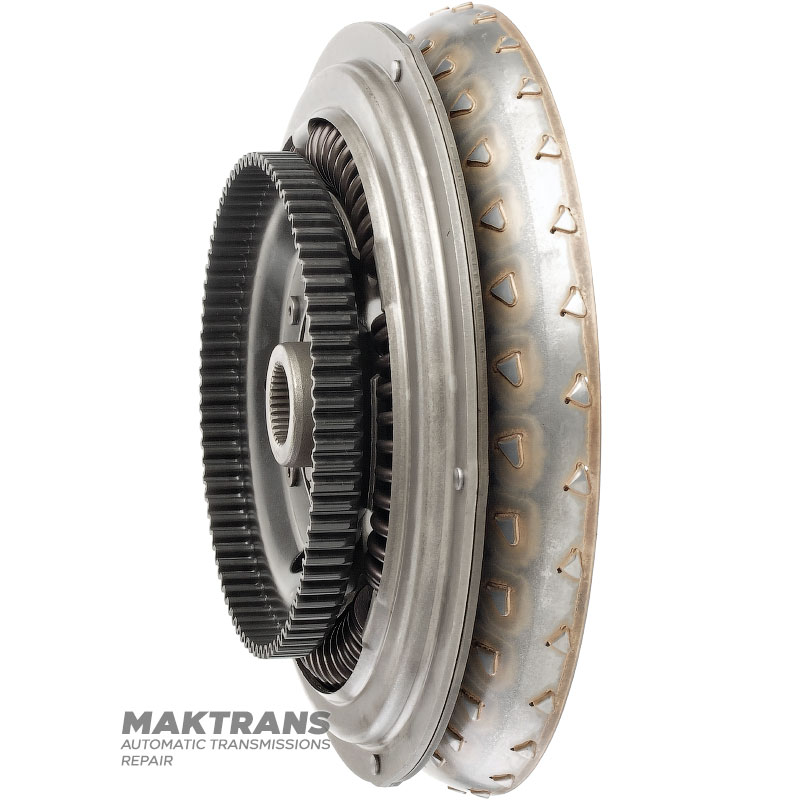 Turbine wheel of torque converter ZF 8HP70 — external Ø 254 mm, blade marking 000 380, torque converter marking 000418 or 000946