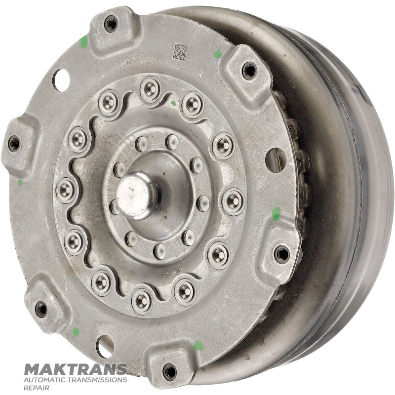 Torque converter (used, unrepaired) ZF 8HP51 — 68272765AA, marking 416 (JEEP WRANGLER 2.0L)