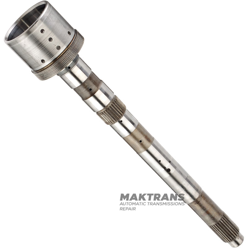 Input shaft FORD 6F50, 6F55 / GM 6T70, 6T70 - overall length 308 mm, 27 splines, 9 holes around the circumference