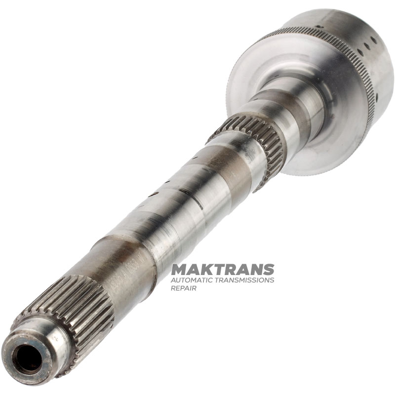 Input shaft FORD 6F50, 6F55 / GM 6T70, 6T70 - overall length 308 mm, 27 splines, 9 holes around the circumference