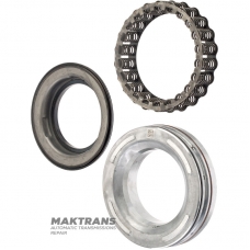 Piston (rubber-coated, aluminum, return spring) 4-5-6 (4-6-R) Clutch FORD 6F50, 6F55, 8F57/ GM 6T70, 6T75 - 7T4P-7J029-AE, 24231514 (12 holes around the circumference of the aluminum piston)