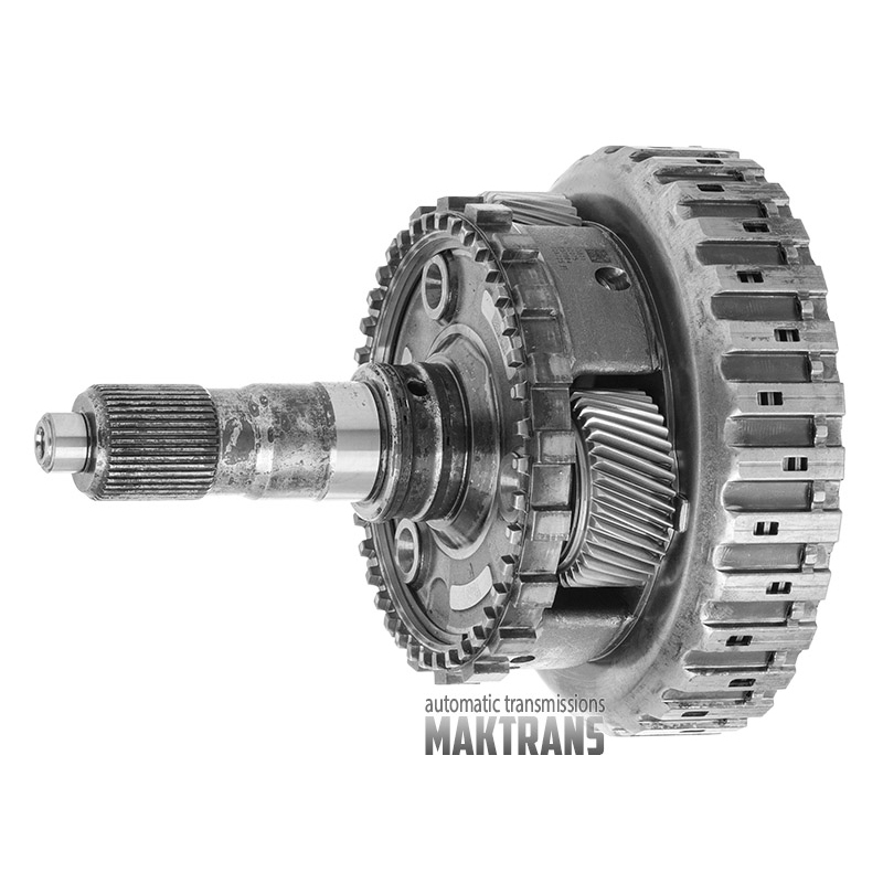 Planetary gear No.4, Drum D Clutch (with new rubberized piston), output shaft AUDI ZF 8HP55A, 1087242131 - 3 satellites, 37 teeth on the satellite