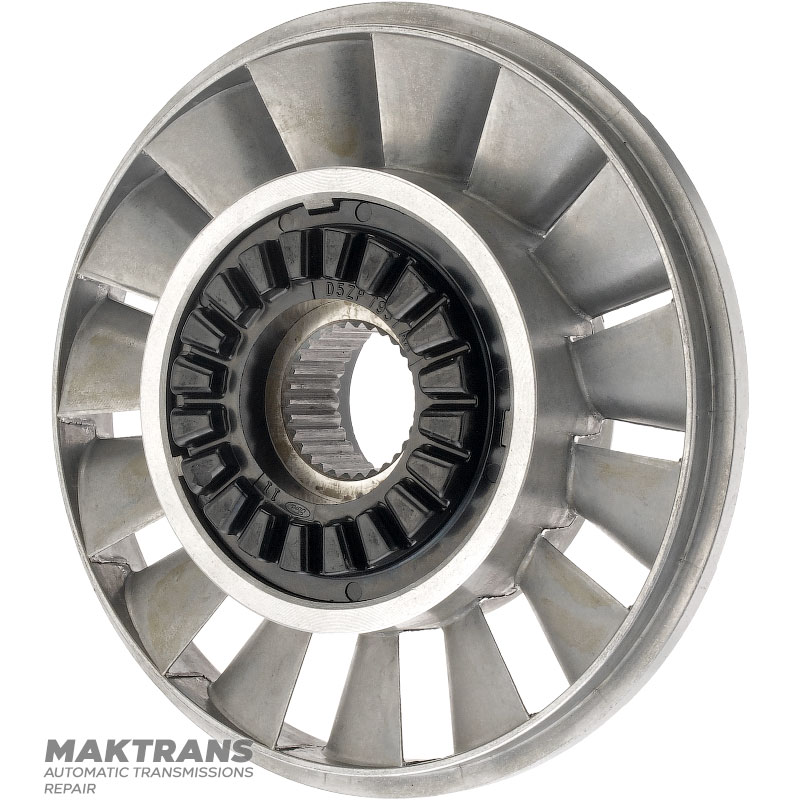 Reactor wheel (aluminum housing) of the FORD C3 torque converter — 84GT-7934-DA, external Ø 171.50 mm