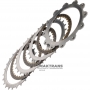 Set of steel and friction discs 2-6 Brake MAZDA CW6A-EL, EW6A-EL - 4 friction discs (total thickness of the set 23.35 mm)