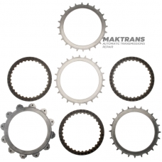 Set of steel and friction discs 2-6 Brake MAZDA CW6A-EL, EW6A-EL - 4 friction discs (total thickness of the set 23.35 mm)