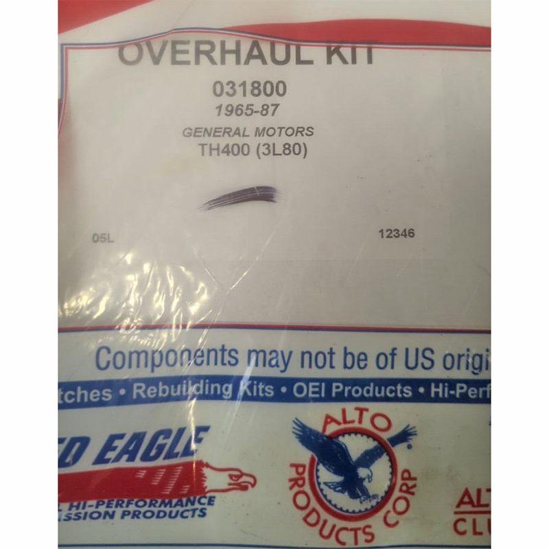 Gasket set GM 3L80 (TH400, TH425) - ALTO, 031800