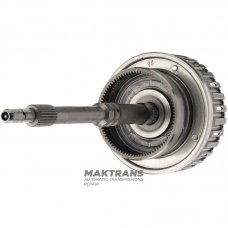 Input shaft, K2 Clutch Braban (empty, without discs) MERCEDES-BENZ 722.9— total shaft length 417 mm, 86 teeth on ring gear, from piston to stopper 28 mm