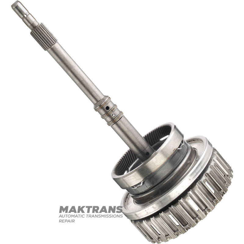 Input shaft, K2 Clutch Braban (empty, without discs) MERCEDES-BENZ 722.9— total shaft length 417 mm, 86 teeth on ring gear, from piston to stopper 28 mm