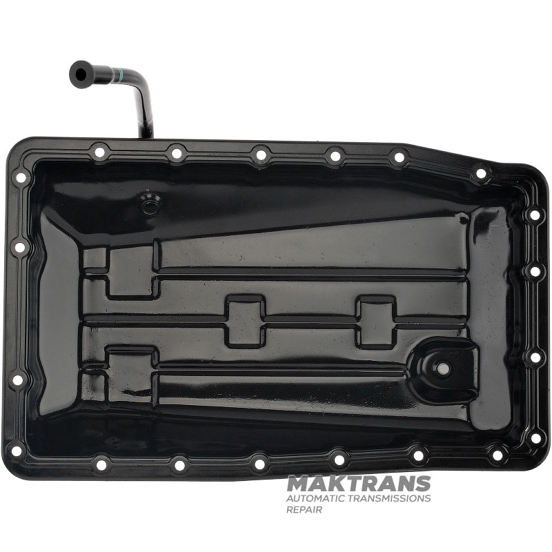 Oil pan TOYOTA / LEXUS A750E, A750F — with oil dipstick guide (total height 185 mm)