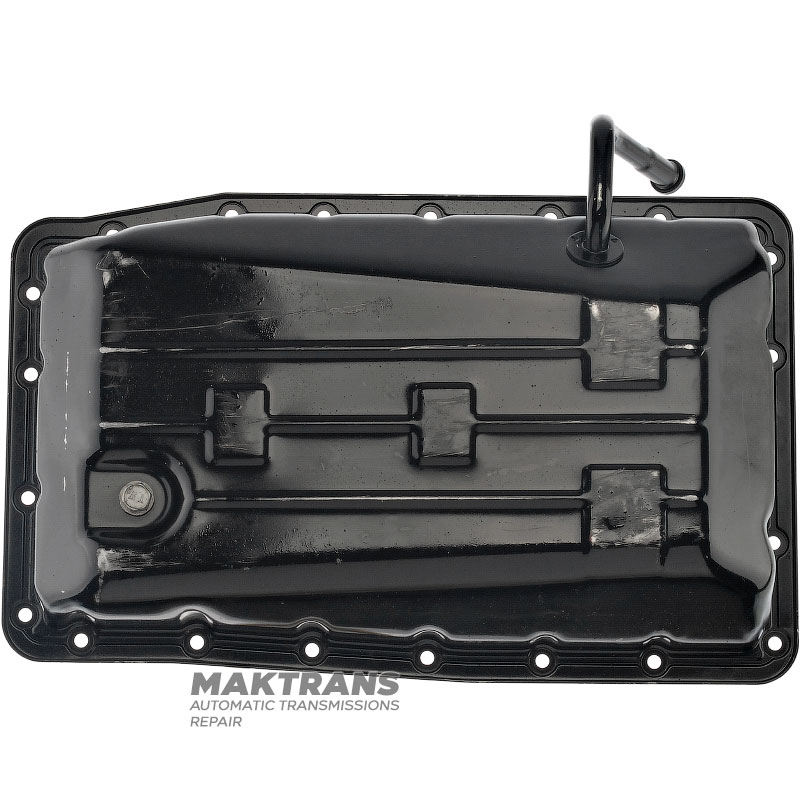 Oil pan TOYOTA / LEXUS A750E, A750F — with oil dipstick guide (total height 185 mm)