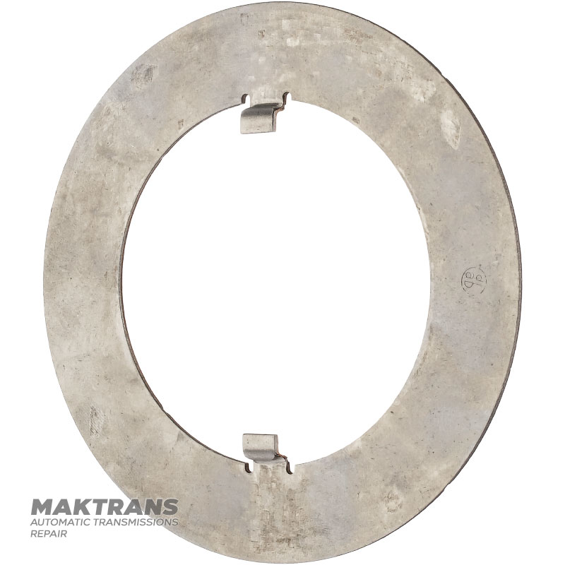 Sliding washer (bimetallic) FORD E4OD, 4R100 - 2 legs (width 8.10 mm) height 5.80 mm, thickness 1.60 mm, outer Ø 116.70 mm, inner Ø 76.15 mm