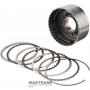 REVERSE Clutch Drum (assembled) FNR5 99-up — 2 friction discs (height from piston to stopper 14.50 mm), FN111968XC, FN111968XB, 5S4Z7D044AA
