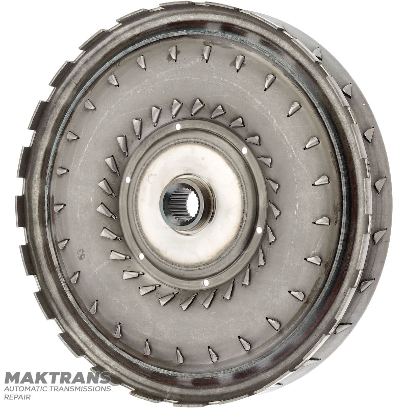 Turbine wheel of hydraulic transformer ZF 6HP26 — 206 503 (ext.Ø 265.90 mm, 27 splines), marking on blades 062 001