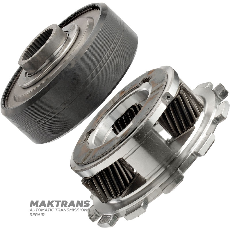 Rear planetary gear (aluminum housing) FORD 4R100 — 3 satellites (20 teeth, outer Ø 34.25 mm), ring gear 74 teeth