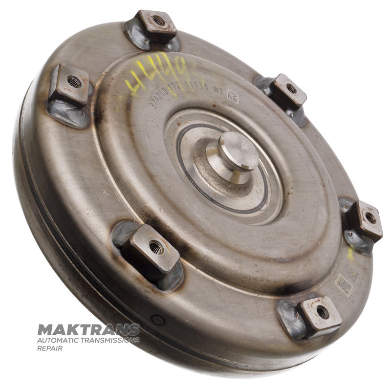 Used, unrestored Toyota UA80E, UA80F torque converter, torque converter marking 37A010, 37A010A