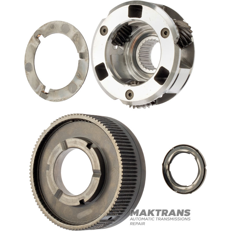 Front planetary gear FORD E4OD, 4R100 – 3 satellites (18 teeth on the satellite), 78 teeth on the ring gear, (with a sliding washer between the planetary gear and the ring gear – leg width 6.95 mm)