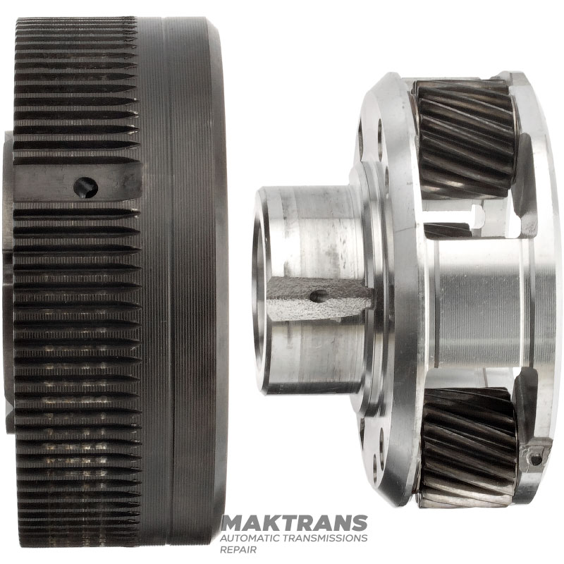 Front planetary gear FORD E4OD, 4R100 – 3 satellites (18 teeth on the satellite), 78 teeth on the ring gear, (with a sliding washer between the planetary gear and the ring gear – leg width 6.95 mm)