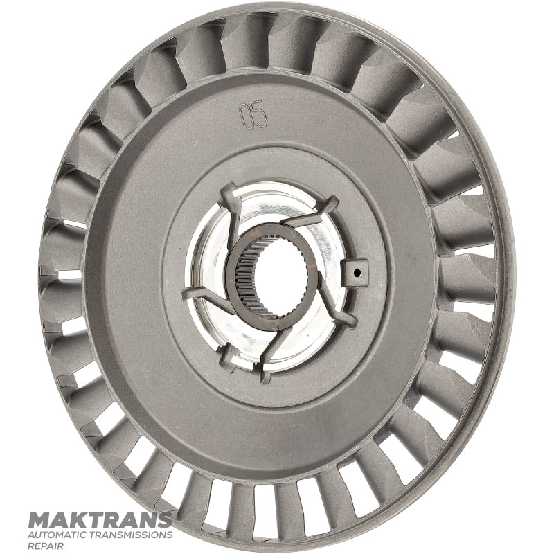Reactor wheel of the Mercedes-Benz 722.9 torque converter — A2212570507 (ext.Ø 210.10 mm, 38 splines)