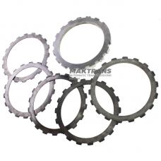 Reverse Brake 4R100 Steel Wheel Set - 23mm Overall, 14mm Backing Plate