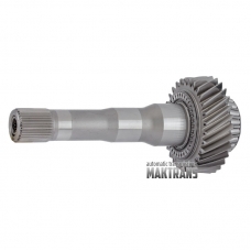 Transfer case shaft ZF 8HP65A 8HP55A 09-up — height 217 mm, 38 splines (outer Ø 30.70 mm), 29 teeth (outer Ø 92.60 mm x 89.15 mm)
