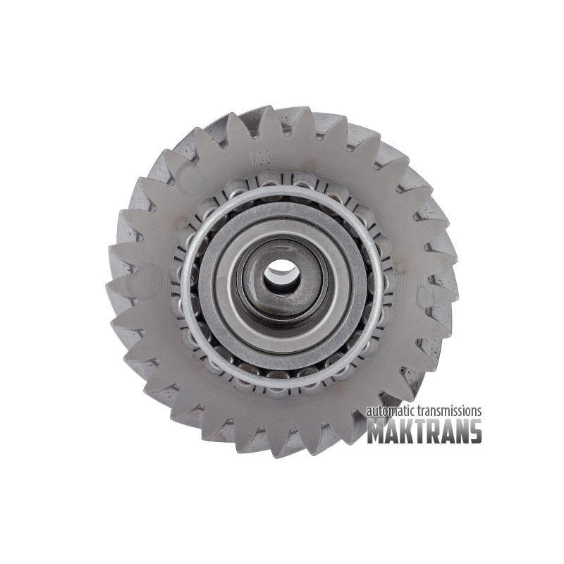 Transfer case shaft ZF 8HP65A 8HP55A 09-up — height 217 mm, 38 splines (outer Ø 30.70 mm), 29 teeth (outer Ø 92.60 mm x 89.15 mm)