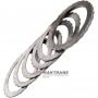 Set of steel wheels DIRECT Clutch FORD E4OD, 4R100 - total thickness of the set 18.90 mm
