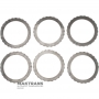 Set of steel wheels DIRECT Clutch FORD E4OD, 4R100 - total thickness of the set 18.90 mm