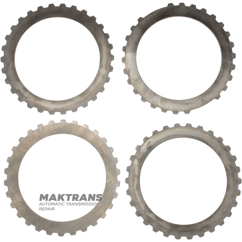 Set of steel wheels INTERMEDIATE Clutch FORD E4OD, 4R100 - total thickness of the set 17.95 mm