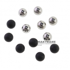 Set of metal and rubber balls for hydraulic unit 45RFE 545RFE