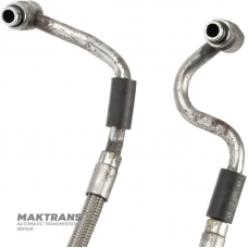 Set of oil feed pipes for transmission cooling ZF 8HP70 Maserati — 06700349660, 06700349650