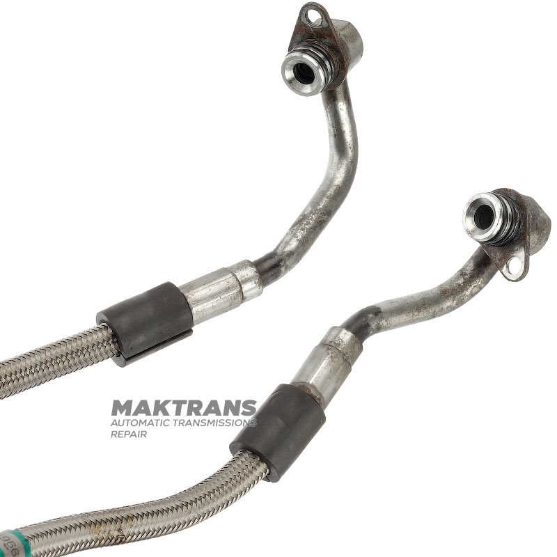 Set of oil feed pipes for transmission cooling ZF 8HP70 Maserati — 06700349660, 06700349650
