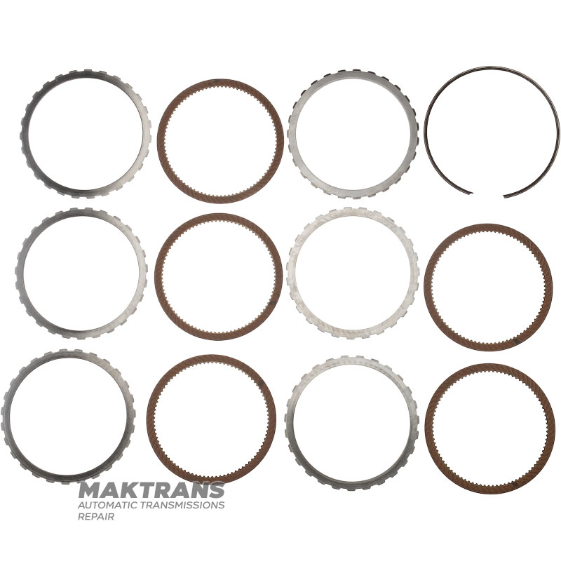 FORWARD Clutch Drum Assy FORD 5R55N, 5R55W, 5R55S — 5 friction discs, 8R2P-7A511-AA, 6L2Z-7A262-BA, 4L2Z-7A360-AA, XW4Z-7B066-AA